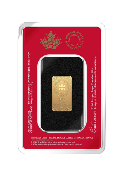 2025 Lunar Year of the Snake – 10 g 99.99% Pure Gold Bar (Premium Bullion)