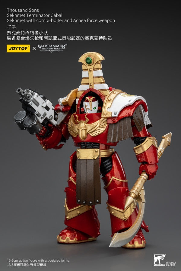 Sekhmet Terminator Cabal Sekhmet With Combi-Bolter And Achea Force Weapon