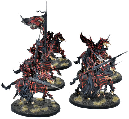 SOULBLIGHT GRAVELORDS 5 Blood Knights #1 COMMISSION PRO PAINTED Sigmar 3328