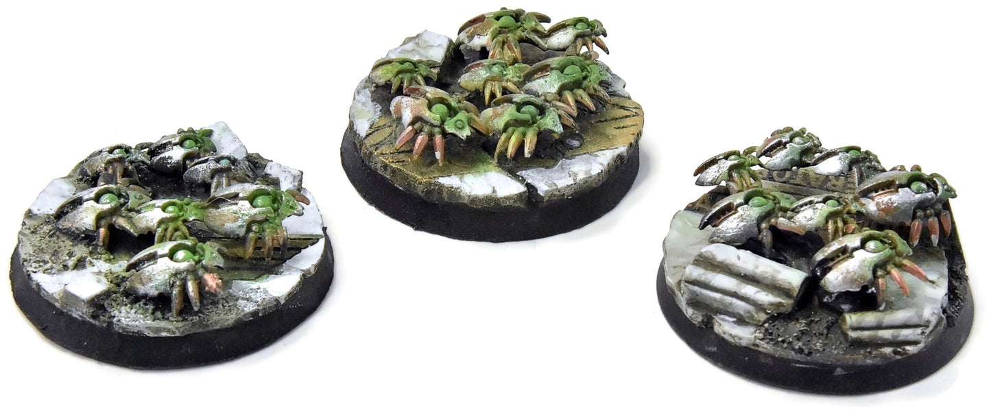 NECRONS 3 Scarab Swarms #2 WELL PAINTED Warhammer 40K 4956