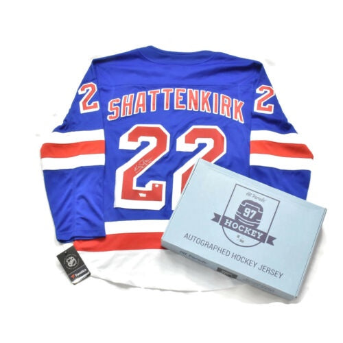 Kevin Shattenkirk NHL Jersey - Fanatics Hit Parade Autographed NY Rangers