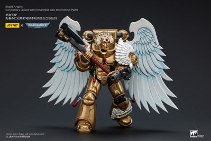 Sanguinary Guard with Encarmine Axe and Inferno Pistol Blood Angels Joy Toy