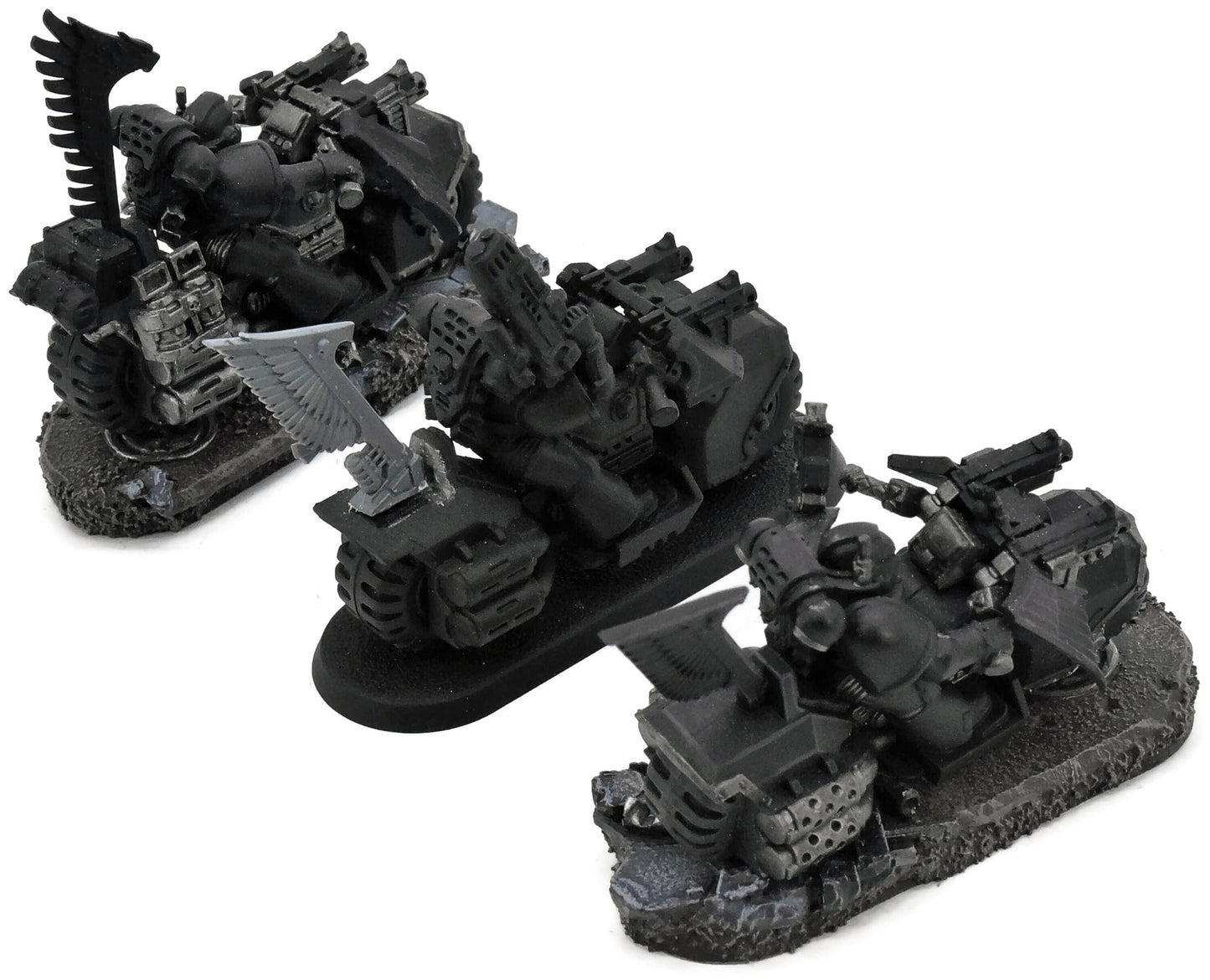 DARK ANGELS 3 Ravenwing Bike Squadron #2 Warhammer 40K 1910