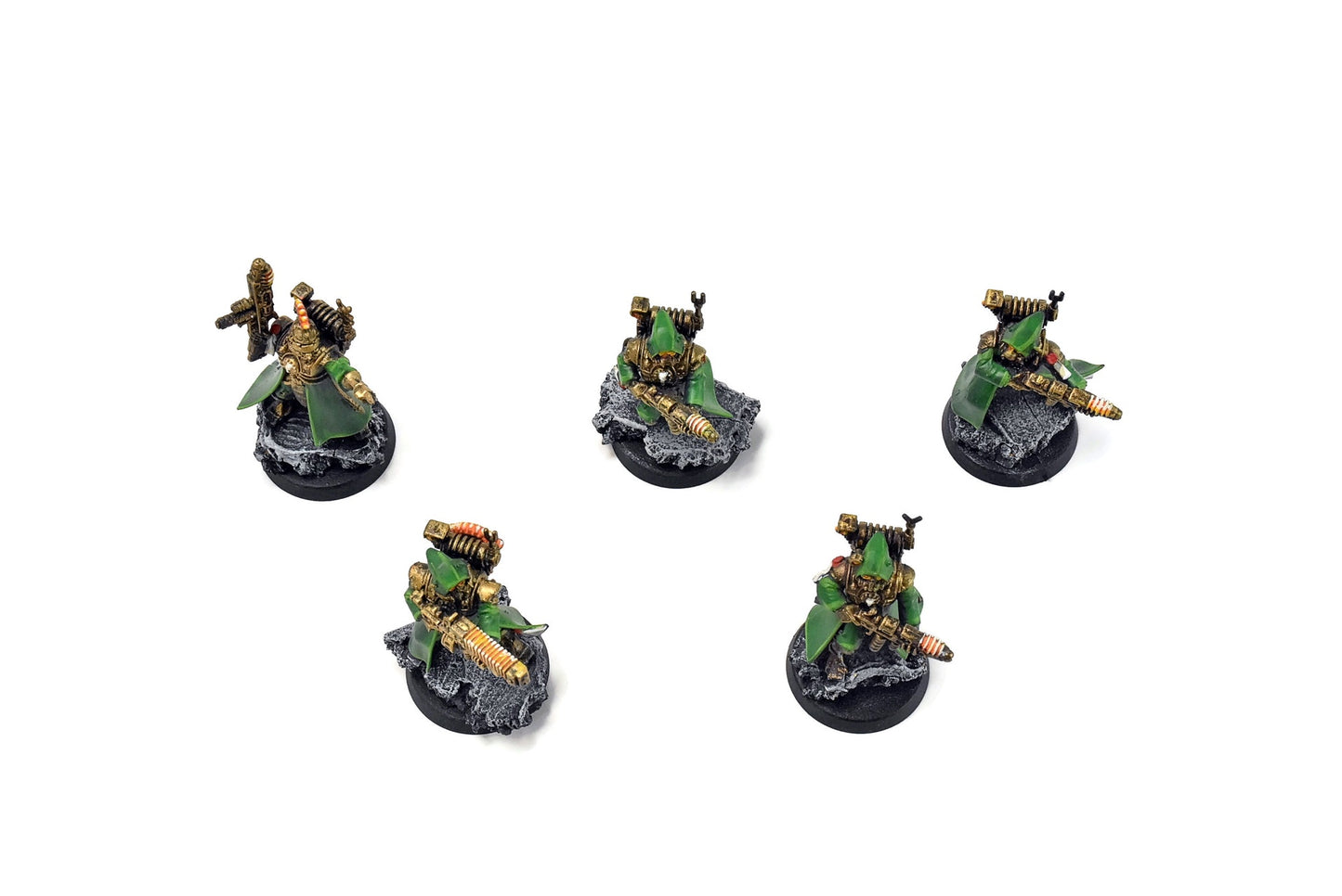 ADEPTUS MECHANICUS 5 Skitarii Vanguard #6 WELL PAINTED Warhammer 40k