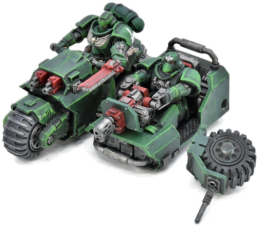 DARK ANGELS Outrider Attack Bike #2 WELL PAINTED Warhammer 40K