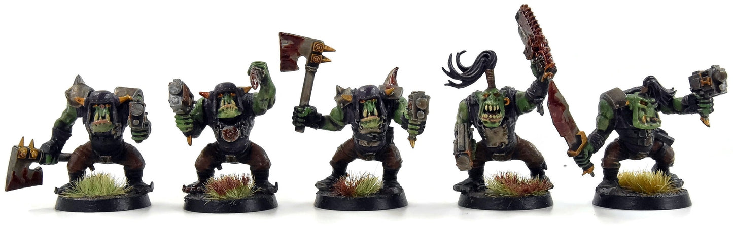 ORKS 10 Boyz #20 WELL PAINTED Warhammer 40K