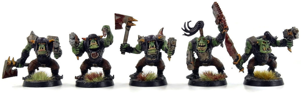 ORKS 10 Boyz #20 WELL PAINTED Warhammer 40K