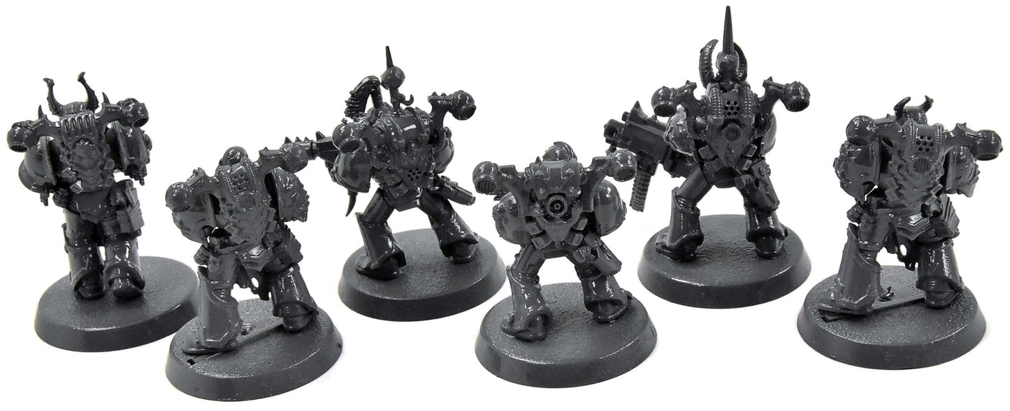 CHAOS SPACE MARINES 6 Chaos Space Marines #2 Glossy Warhammer 40K