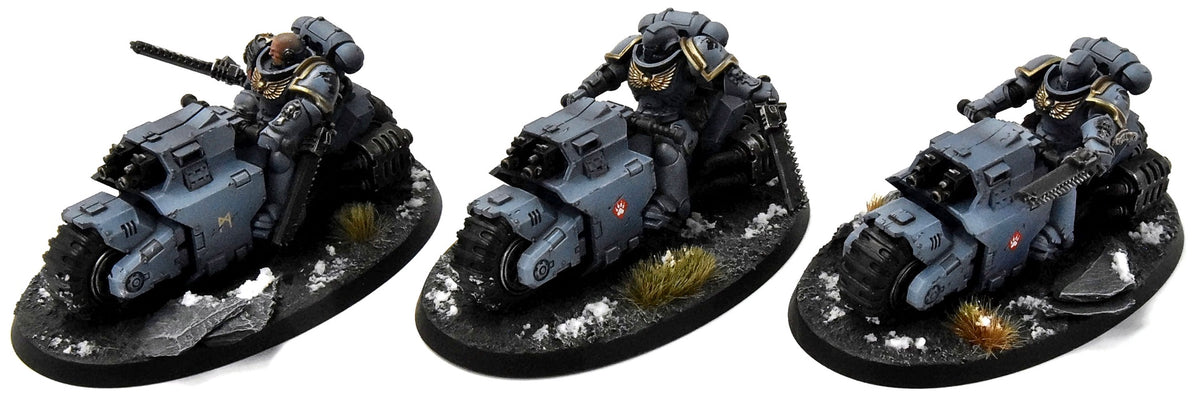 SPACE WOLVES 3 Outriders #1 PRO PAINTED Warhammer 40K