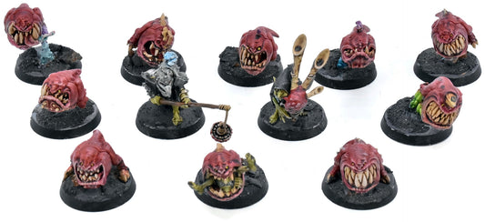GLOOMSPITE GITZ 12 Squig Herd #1 WELL PAINTED Warhammer Sigmar