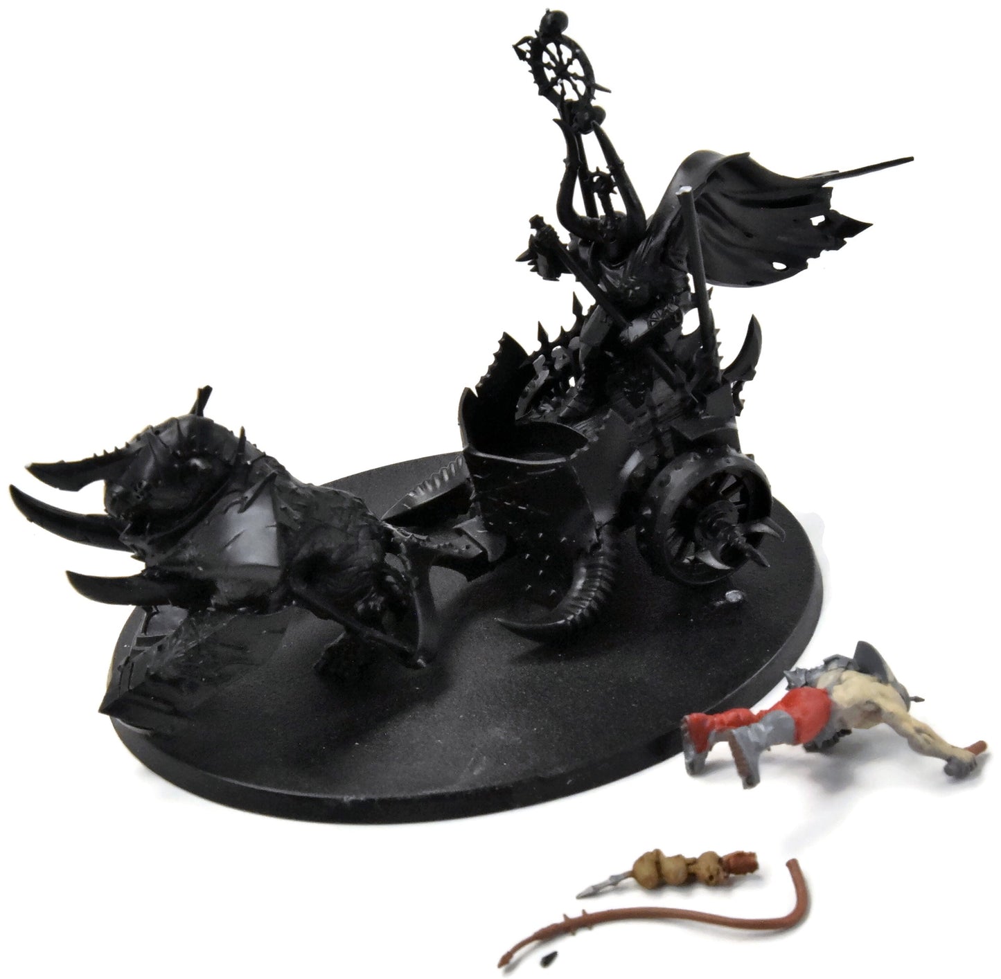 SLAVES TO DARKNESS Chaos Chariot #1 Warhammer Sigmar Need Repair Incomplete