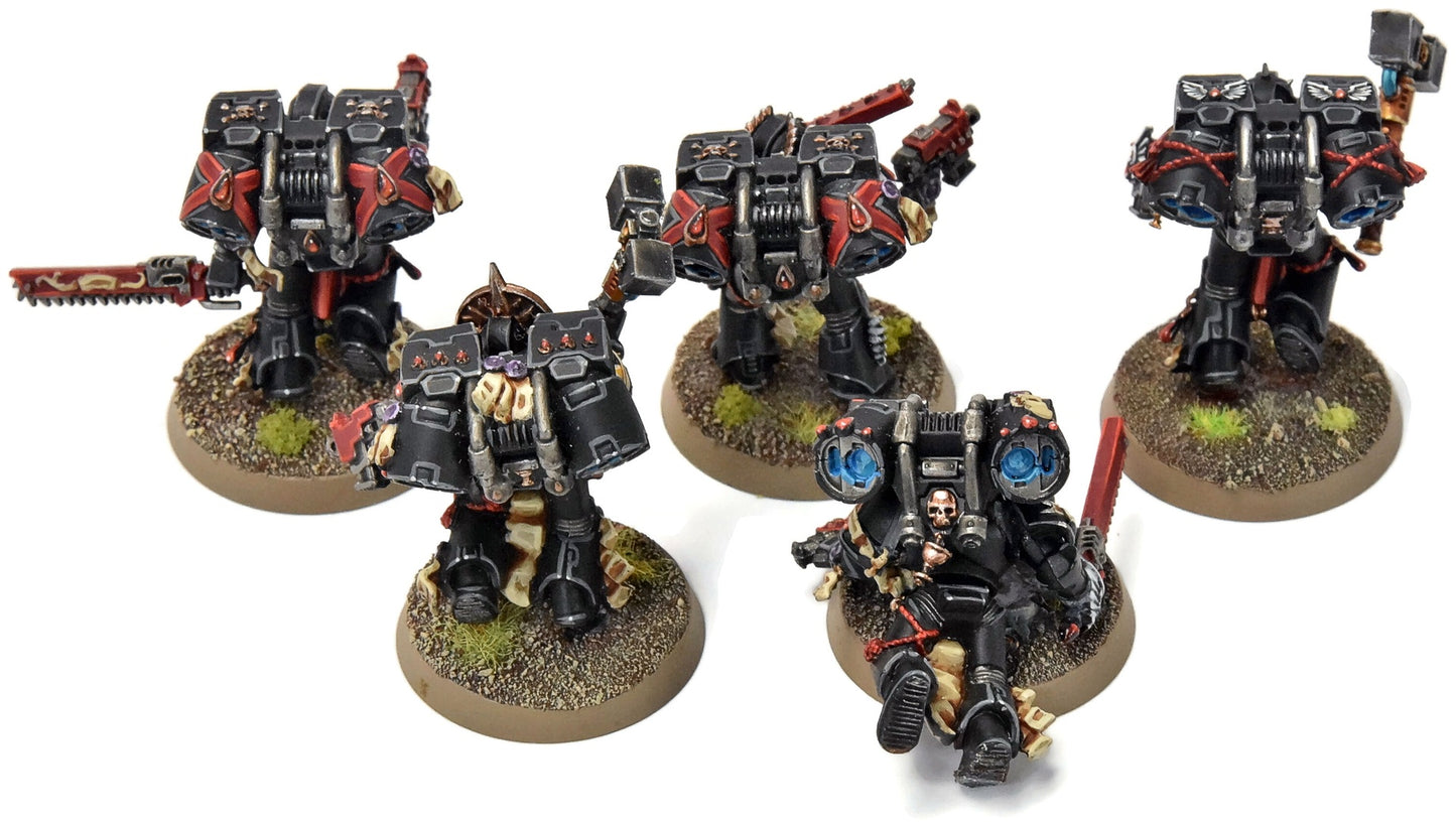 BLOOD ANGELS 5 Death Company With Jump Pack #15 PRO PAINTED Warhammer 40K