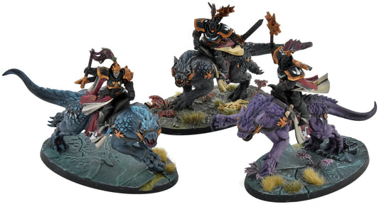 STORMCAST ETERNALS 3 Evocators On Celestial Dracolines #1 1 Broken Staff