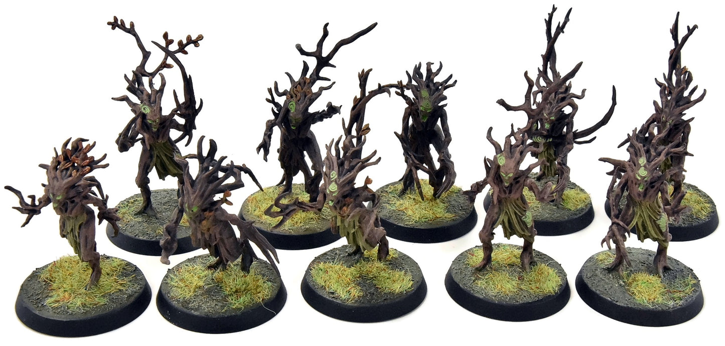 SYLVANETH 10 Dryads #3 WELL PAINTED Sigmar