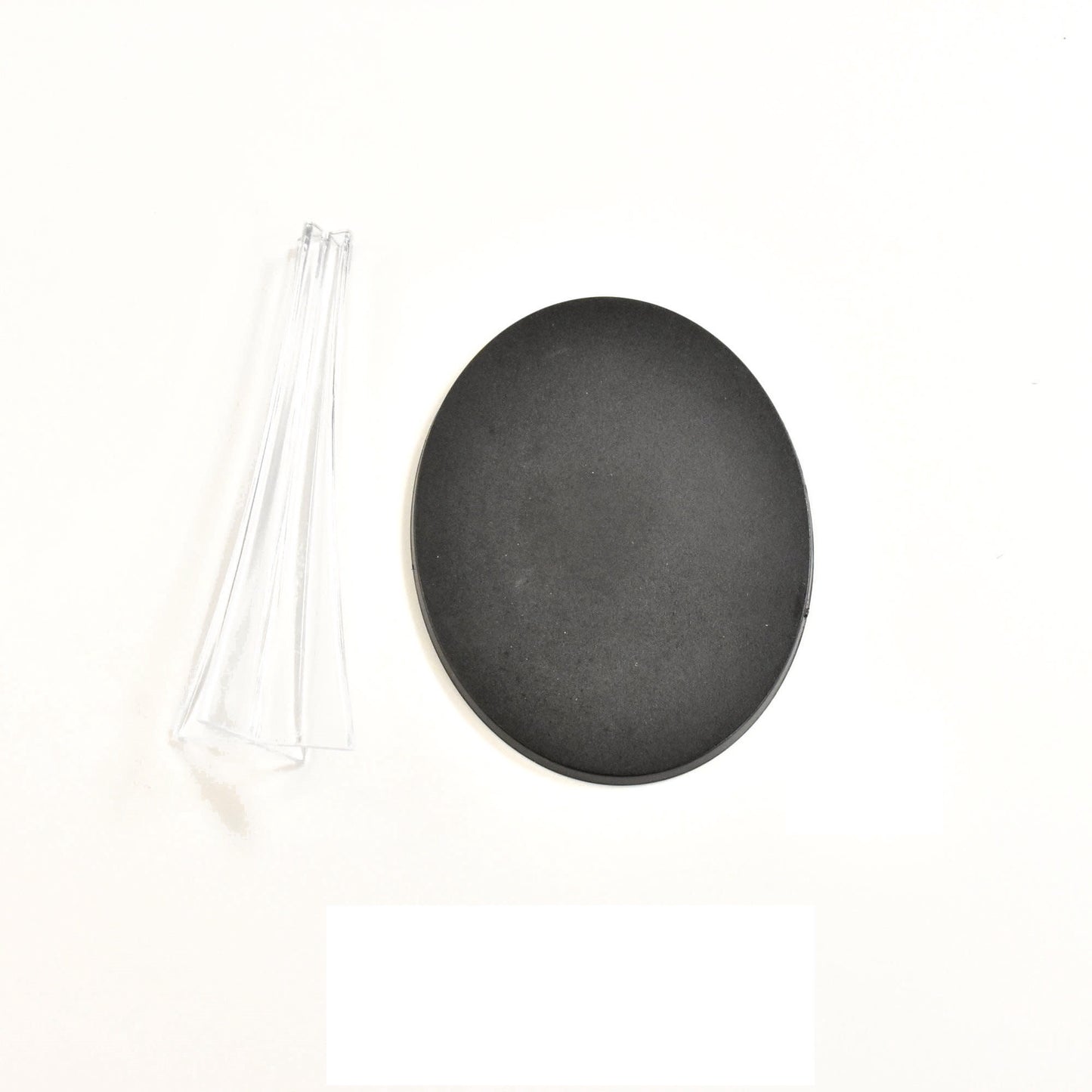 1 * 120mm Oval Base with Transparent Flight Stand