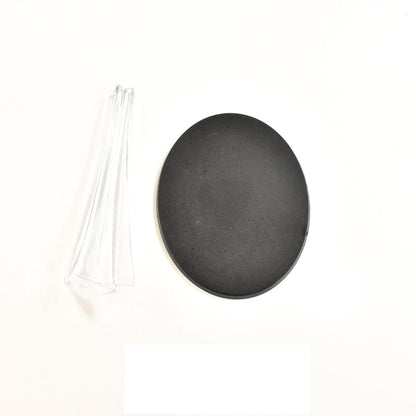 1 * 120mm Oval Base with Transparent Flight Stand