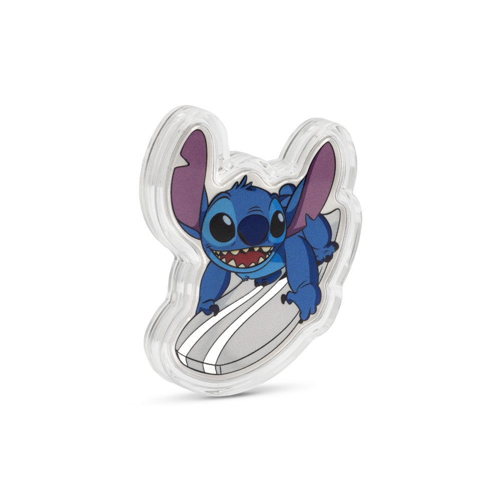Disney Stitch - Surf's Up 1oz Silver Coin