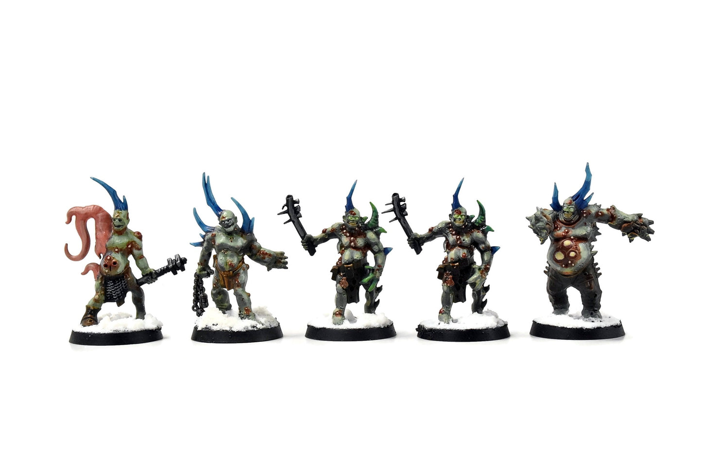 DEATH GUARD 10 Poxwalkers #2 PRO PAINTED 40K