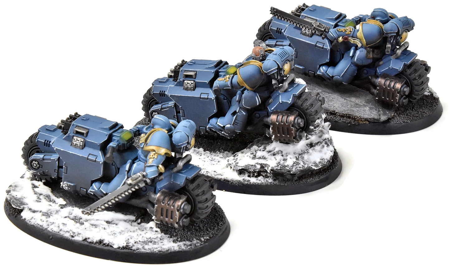 SPACE MARINES Primaris Outriders #1 PRO PAINTED Warhammer 40K