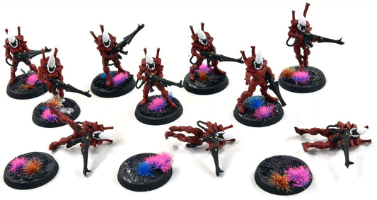 CRAFTWORLDS 10 Guardian Defenders #2 Warhammer 40K WELL PAINTED