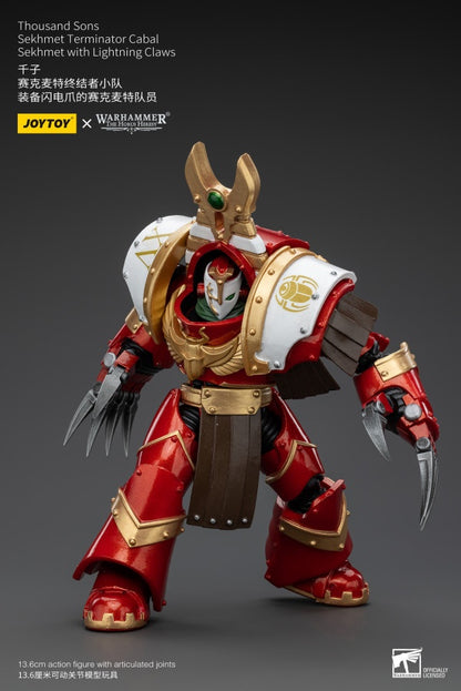 Sekhmet Terminator Cabal Sekhmet With Lightning Claws Thousand Sons Joy Toy