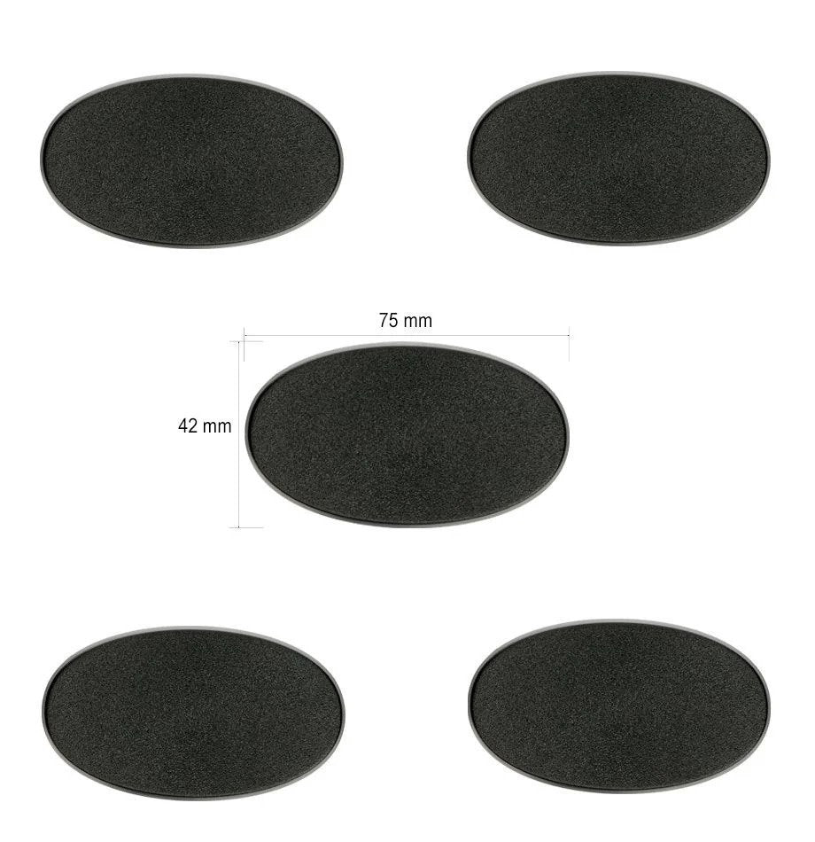 Citadel 75x42mm Oval Bases (5 Units)