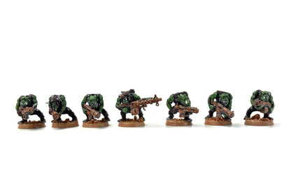 ORKS 12 Shoota Boyz With Nob #15 WELL PAINTED 40K