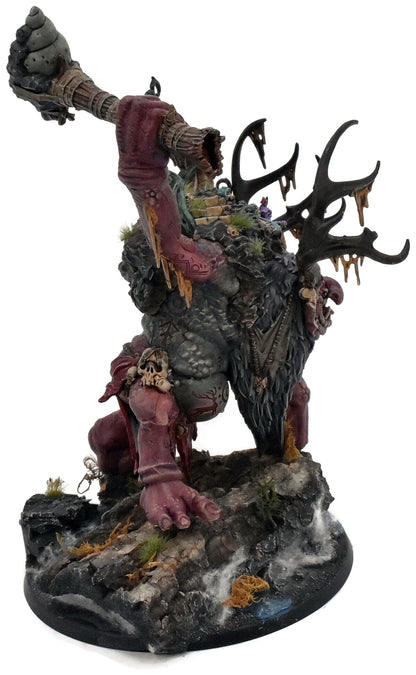 GLOOMSPITE GITZ Trugg The Troggoth King #1 PRO PAINTED Warhammer Sigmar