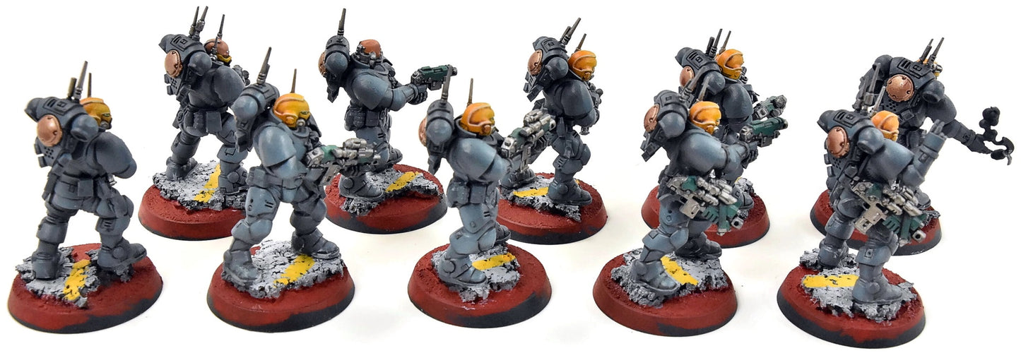 SPACE MARINES 10 Infiltrators #1 WELL PAINTED Warhammer 40K 0382