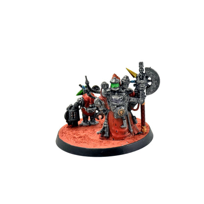 ADEPTUS MECHANICUS White Dwarf Tech-Priest Grombindal #1 WELL PAINTED