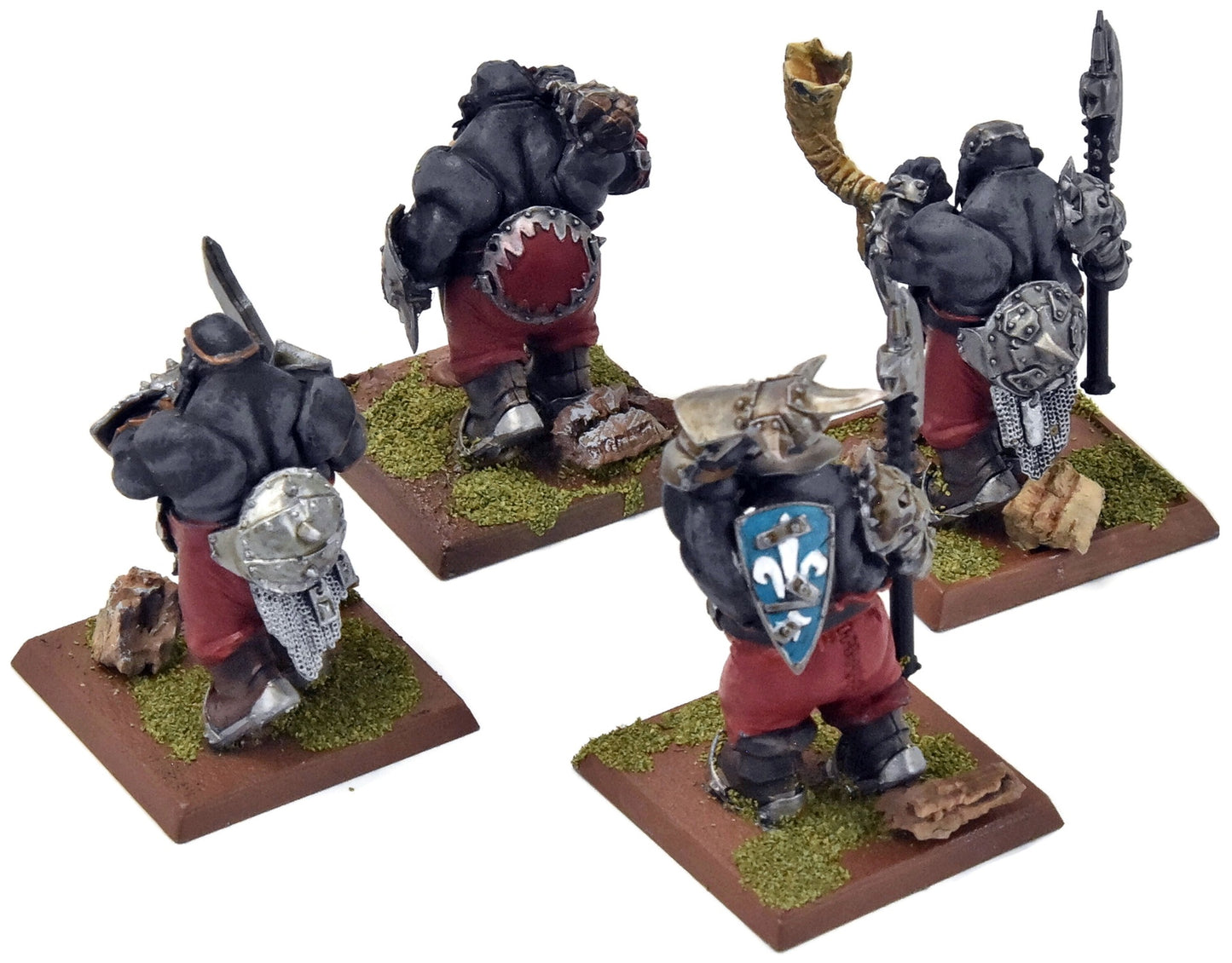 OGRE KINGDOMS 4 Chaos Ogres #1 WELL PAINTED Fantasy