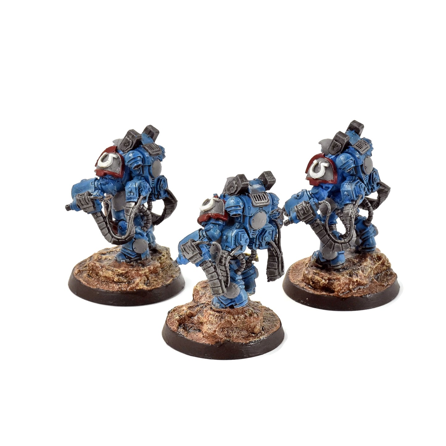SPACE MARINES 3 Aggressors #2 WELL PAINTED Warhammer 40K