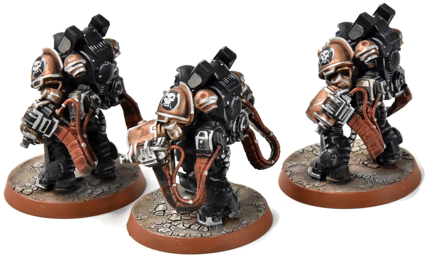 SPACE MARINES 3 Aggressors #2 PRO PAINTED Warhammer 40K