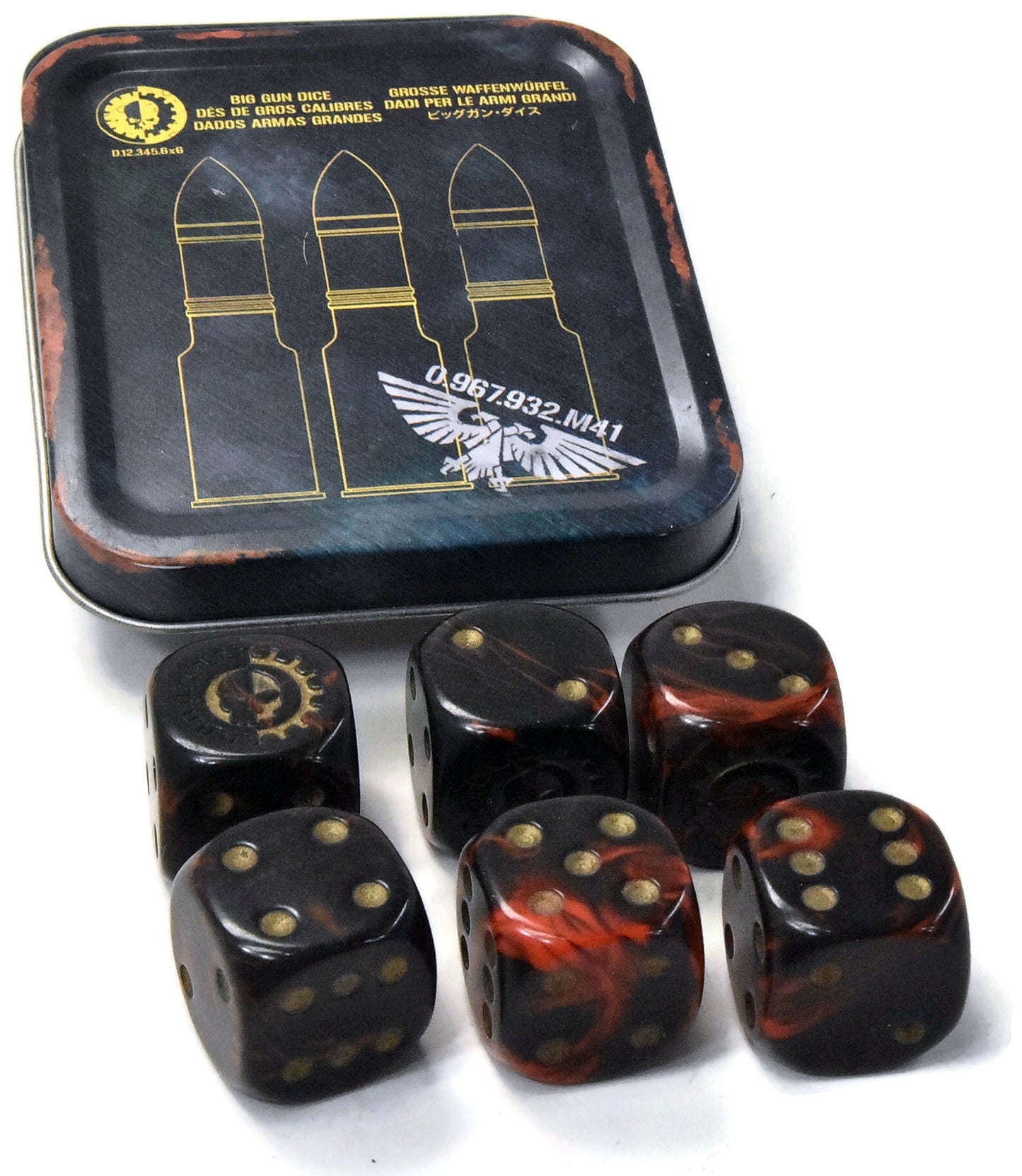 WARHAMMER Big Gun Dice #2 scatter dice missing Warhammer 40K