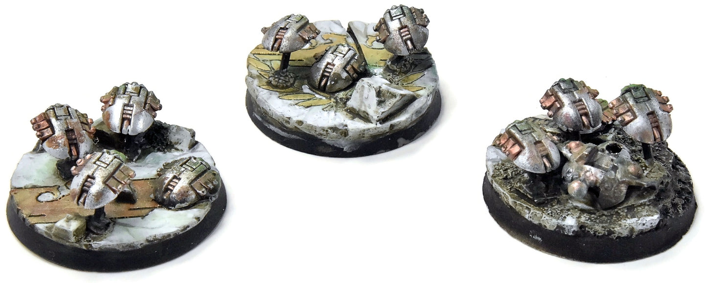 NECRONS 3 Scarab Swarms #1 WELL PAINTED Warhammer 40K 5090