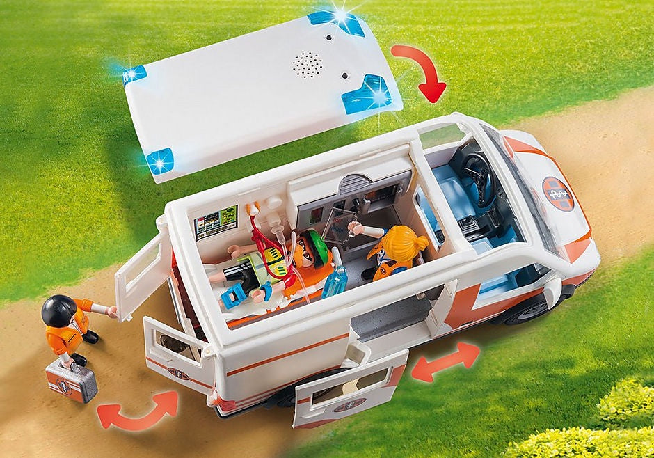 Ambulance with Flashing Lights (70049)