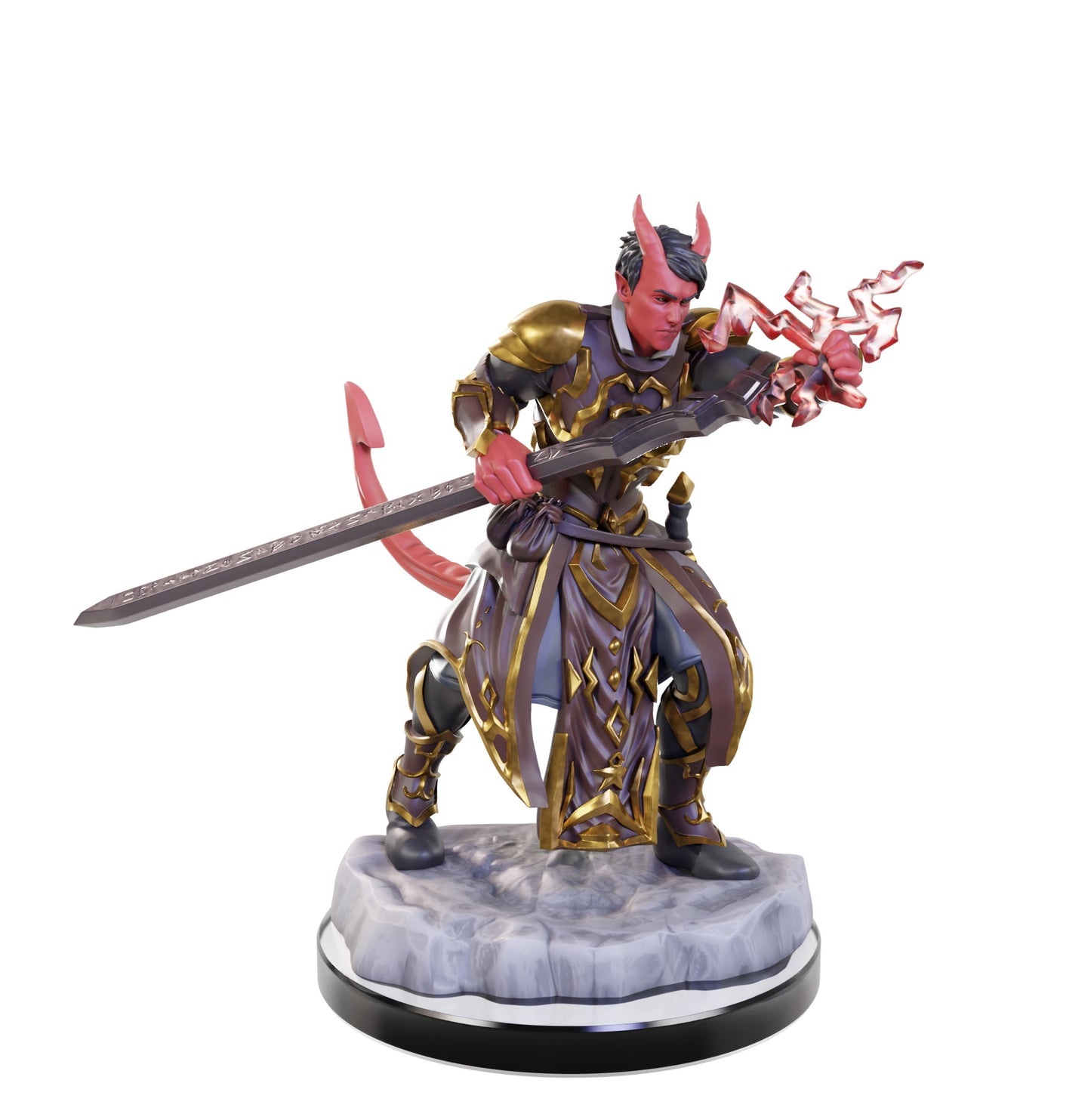 D&D Unpainted Minis Wv22 Tiefling Warlocks