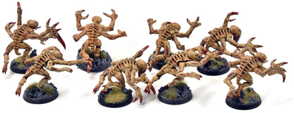 TYRANIDS 8 Genestealers #1 WELL PAINTED Warhammer 40K