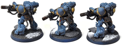 SPACE MARINES 3 Eradicators #1 WELL PAINTED Warhammer 40K