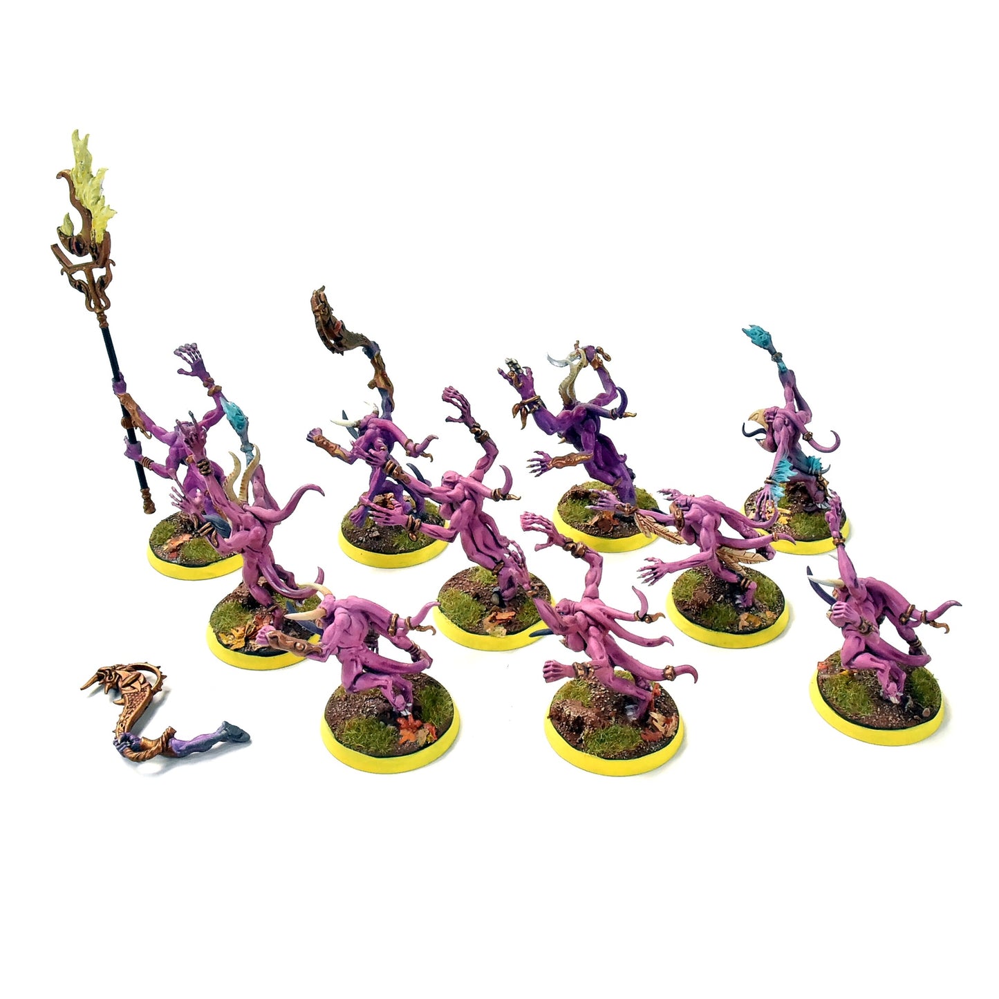 THOUSAND SONS 10 Pink Horrors #7 PRO PAINTED Warhammer 40K