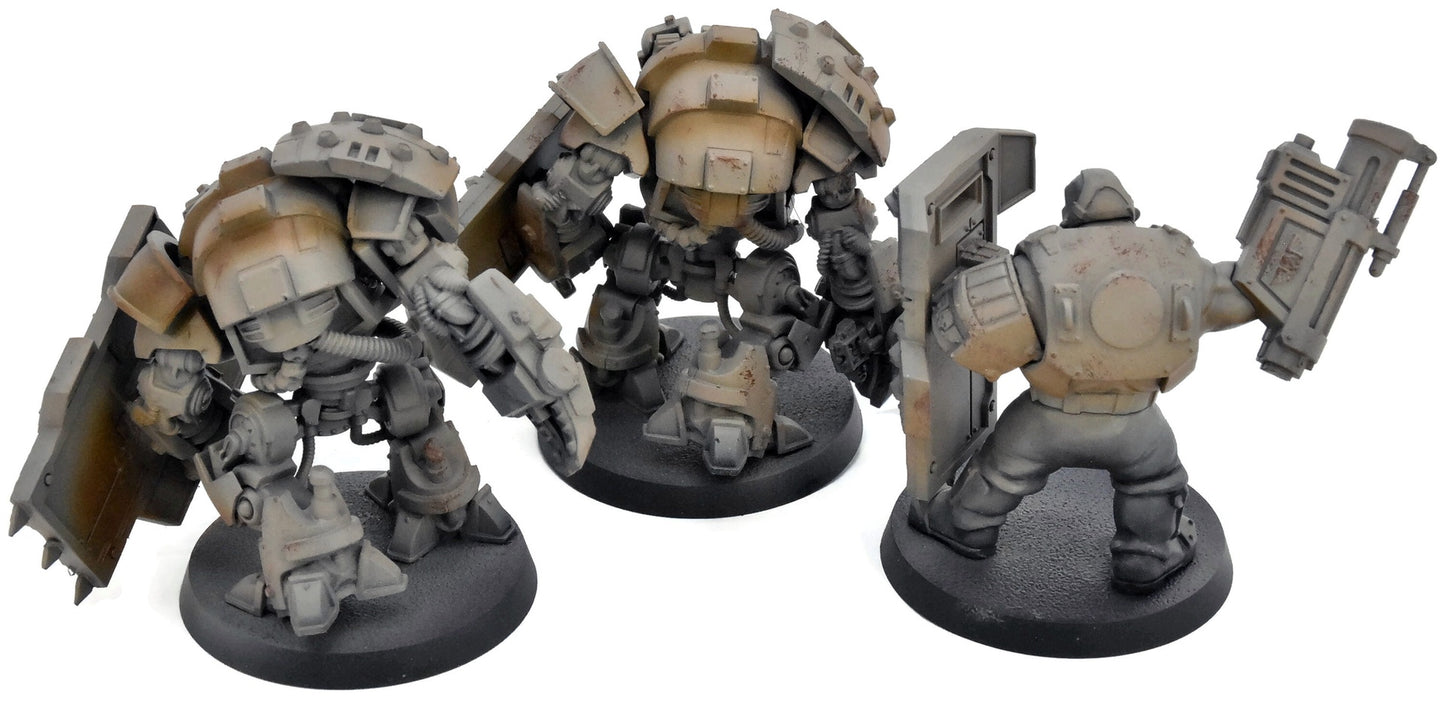 ASTRA MILITARUM 3 Auxilla Bullgryns #1 CONVERTED Warhammer 40K