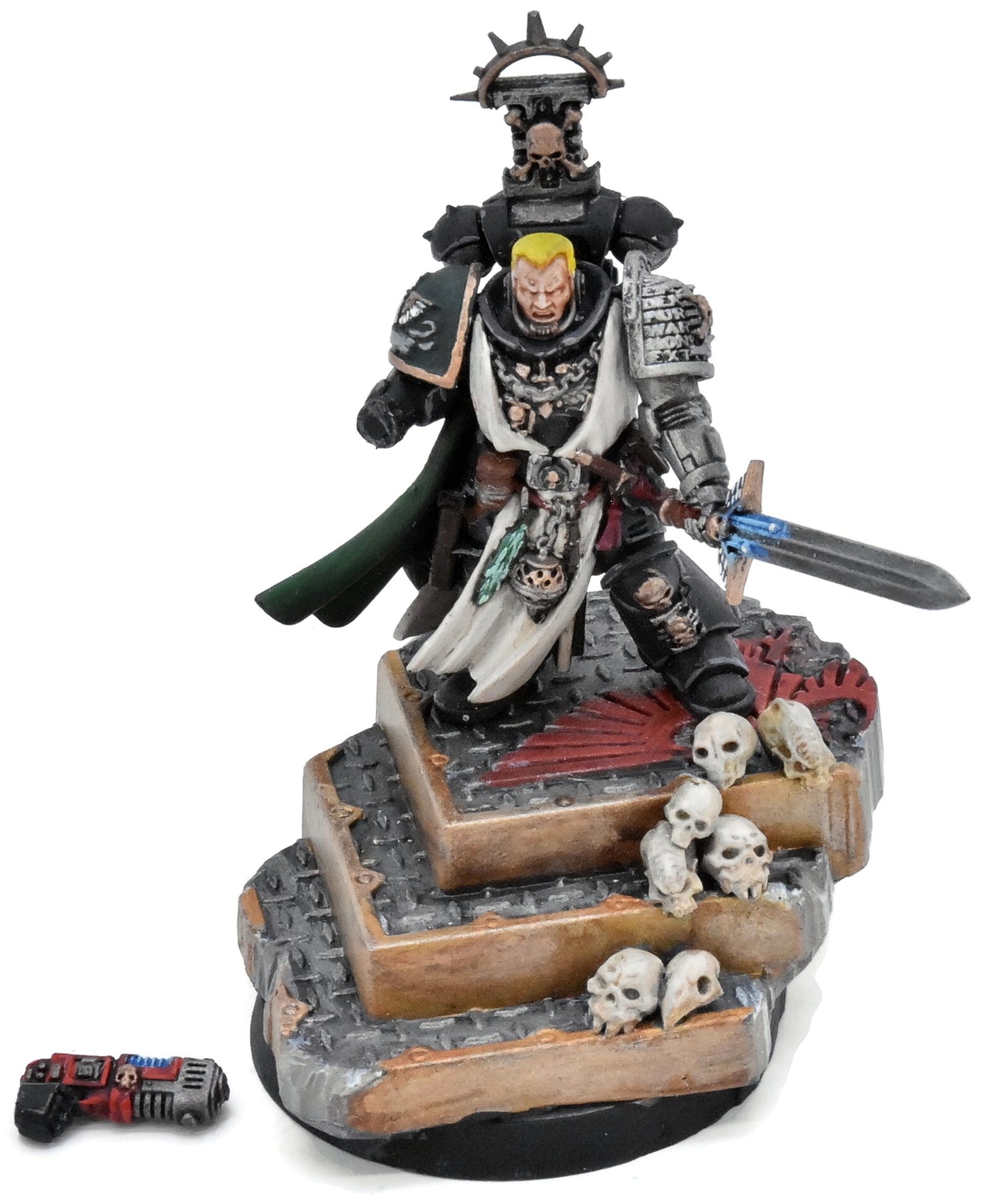 DARK ANGELS Master Lazarus #1 CONVERTED Warhammer 40K WELL PAINTED