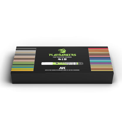 AK Interactive Special Box AK Playmarkers - Full Range 34 Playmarkers