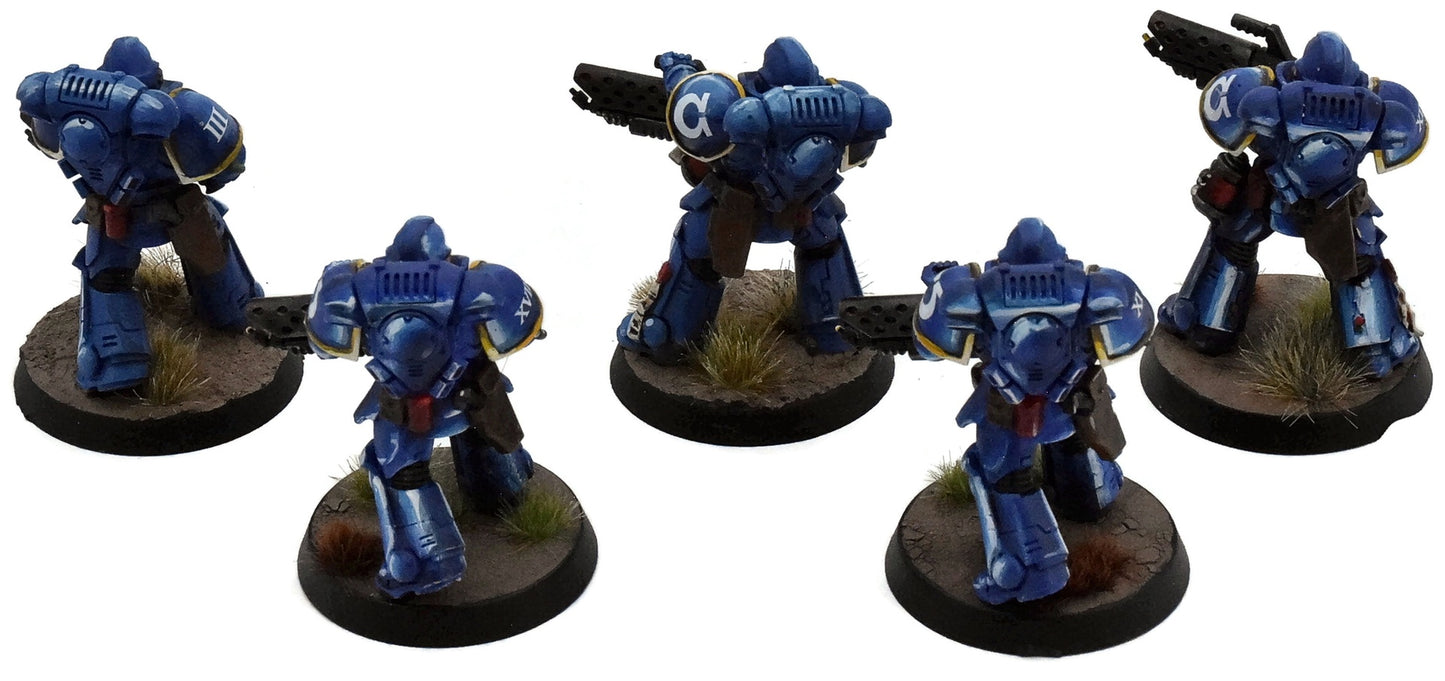 SPACE MARINES 5 Infernus Squad #3 WELL PAINTED Warhammer 40K