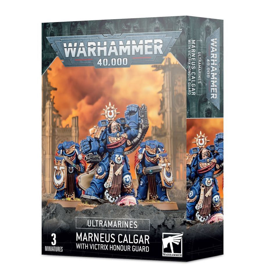 Ultramarines Marneus Calgar avec la garde d'honneur Victrix