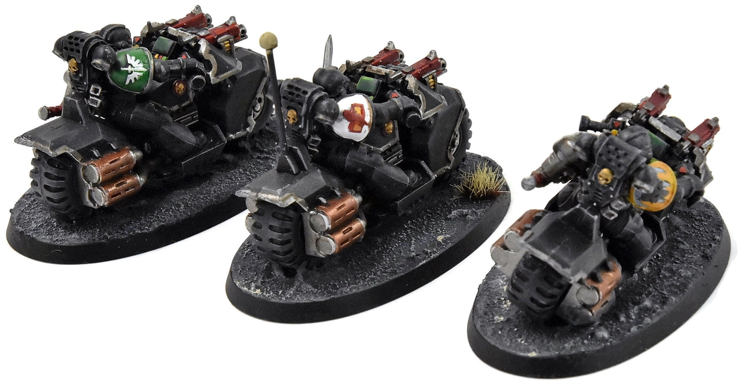 DEATHWATCH 3 Bike Squad #3 WELL PAINTED Warhammer 40K