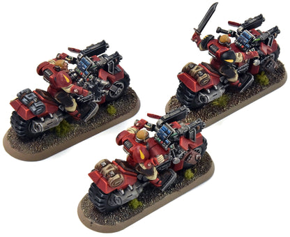 BLOOD ANGELS 3 Scouts Bike #3 PRO PAINTED Warhammer 40K Bikes