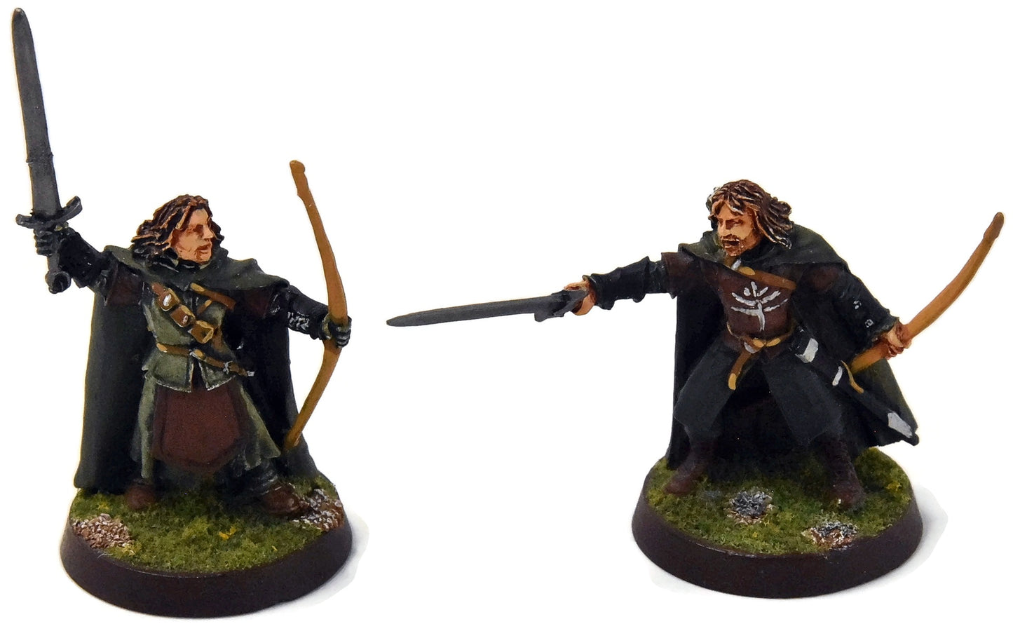 MIDDLE-EARTH Faramir & Damrod Ithilien METAL PRO PAINTED LOTR
