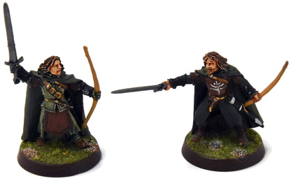 MIDDLE-EARTH Faramir & Damrod Ithilien METAL PRO PAINTED LOTR