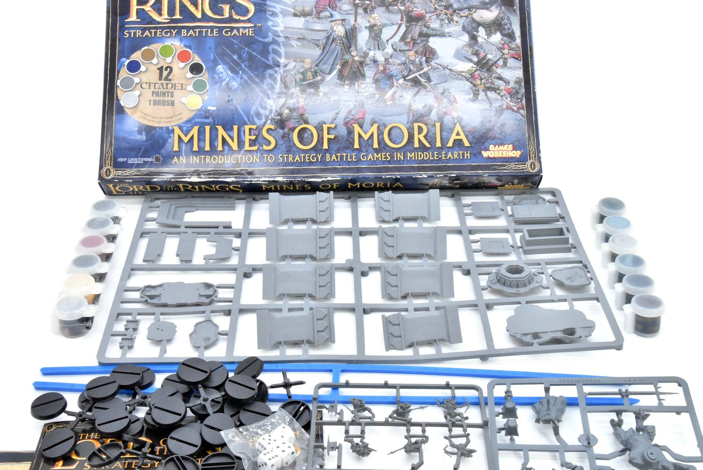 LOTR Games Workshop MINES OF MORIA OPEN BOX #1 LOTR Paint probably Dry